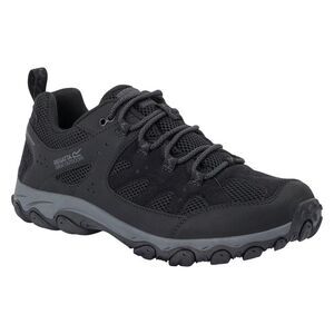Regatta Mens Edgepoint IV Low Walking Shoes / Black/Granite